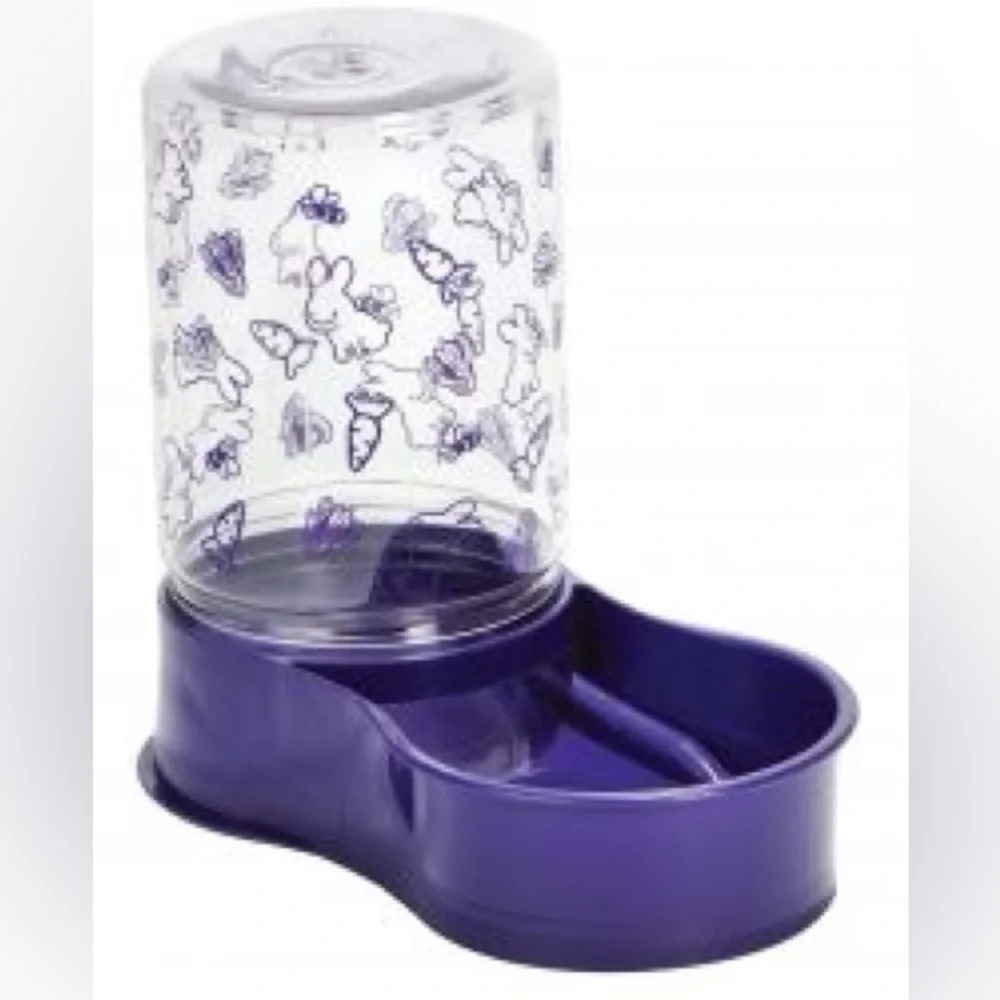 LIXIT Purple Rabbit Feeder / Waterer